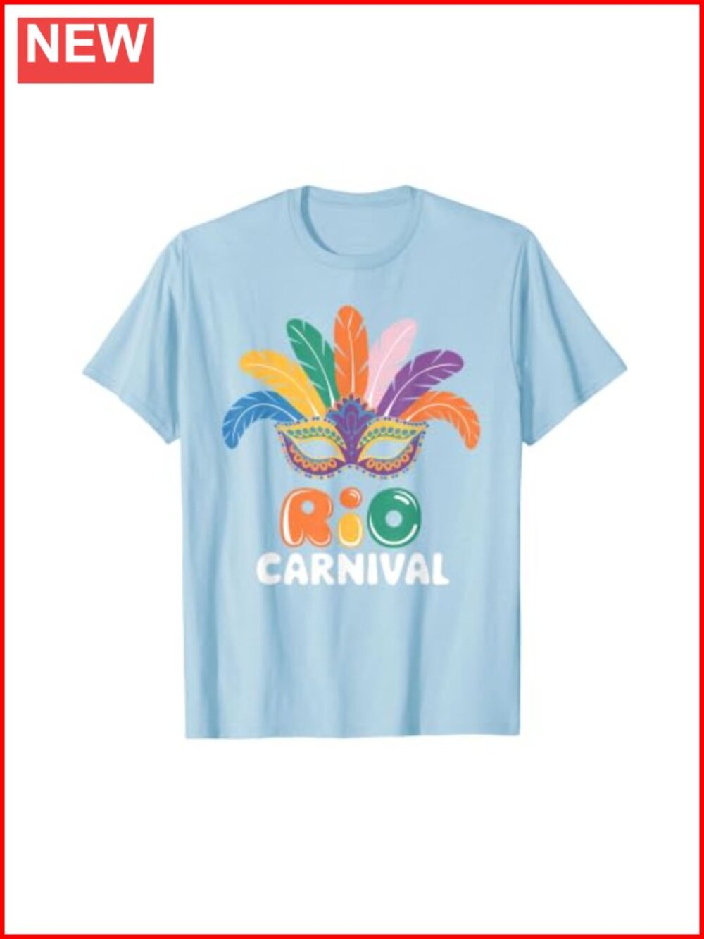 Carnival Rio Masquerade T-Shirt Brazilian Festival Tee
